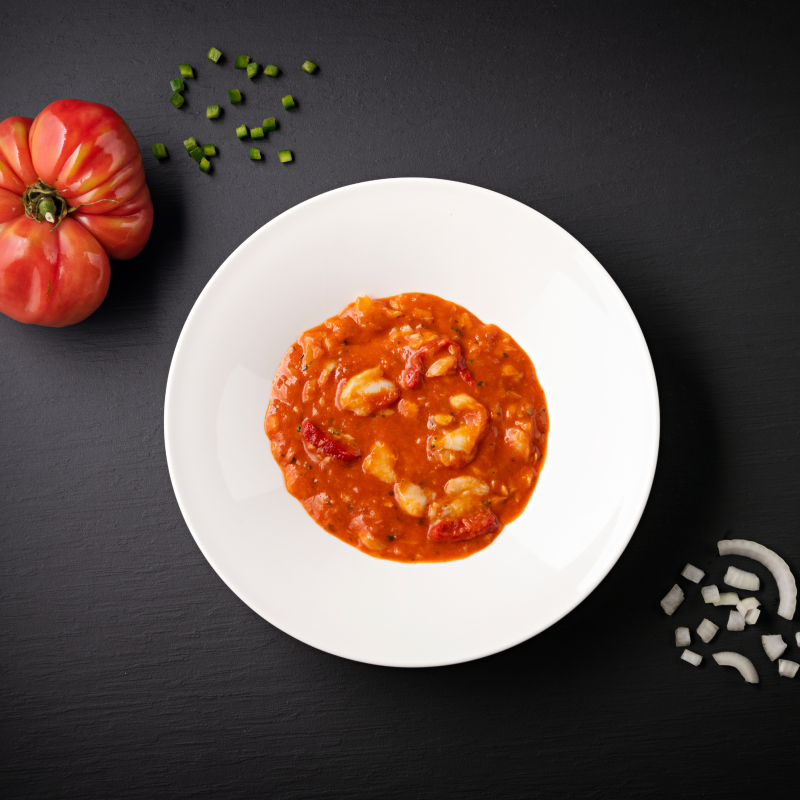 Bacalao al ajoarriero del chef